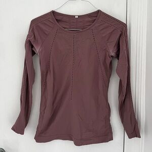 Athleta long sleeve shirt size small pink